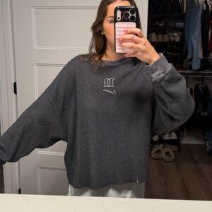 Nike Charcoal Gray Duke Crewneck